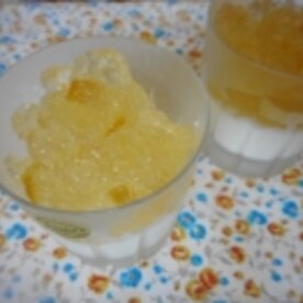 ゆずチップとミルクの2層ゼリー レシピ 作り方 By Mococo05 楽天レシピ